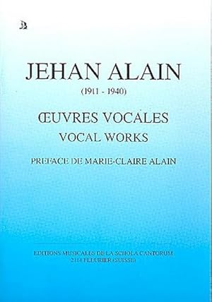 Bild des Verkufers fr Oeuvres vocalespour chant et orgue (bc) zum Verkauf von AHA-BUCH GmbH