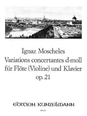 Bild des Verkufers fr Variations concertant d-Moll op.21fr Flte und klavier zum Verkauf von AHA-BUCH GmbH