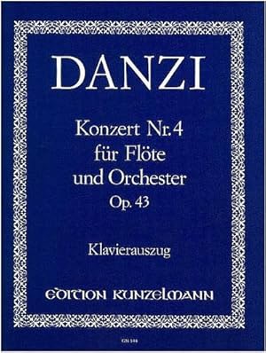 Bild des Verkufers fr Konzert D-Dur Nr.4 op.43fr Flte und Orchester : fr Flte und Klavier zum Verkauf von AHA-BUCH GmbH