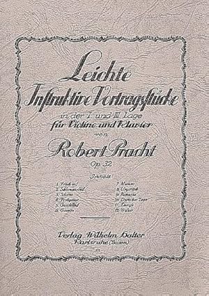 Bild des Verkufers fr Leichte instruktive Vortragsstcke op.32fr Violine (1. und 3. Lage) und Klavier zum Verkauf von AHA-BUCH GmbH