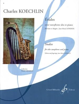 Seller image for 15 etudes pour saxophone altoet piano for sale by AHA-BUCH GmbH