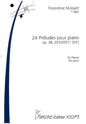 Bild des Verkufers fr 24 Prludes op.38fr Klavier zum Verkauf von AHA-BUCH GmbH