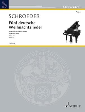 Bild des Verkufers fr 5 deutsche Weihnachtslieder op.18fr Klavier zum Verkauf von AHA-BUCH GmbH