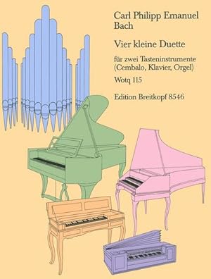 Bild des Verkufers fr 4 kleine Duette WQ115fr 2 Klaviere zu 4 Hnden : 2 Partituren zum Verkauf von AHA-BUCH GmbH