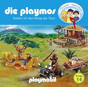 Bild des Verkufers fr Die Playmos - Gefahr fr den Knig der Tiere, 1 Audio-CD : Hrspiel-Abenteuer zum Verkauf von AHA-BUCH GmbH