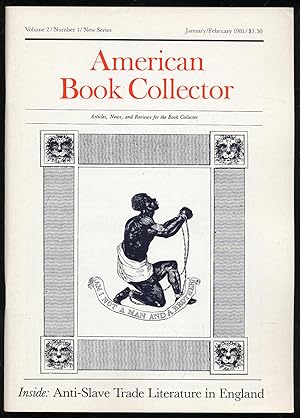 Seller image for American Book Collector: New Series, Volume 2, Number 1, January/February 1981 for sale by Between the Covers-Rare Books, Inc. ABAA