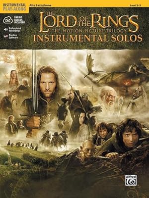 Bild des Verkufers fr The Lord of the Rings Instrumental Solos : Alto Sax, Book & Online Audio/Software zum Verkauf von AHA-BUCH GmbH