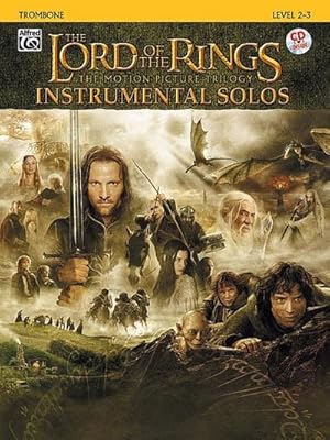 Bild des Verkufers fr The Lord of the Rings, The Motion Picture Trilogy, w. Audio-CD, for Trombone : Instrumental Solos. Level 2-3. CD: Demo track & Play-along zum Verkauf von AHA-BUCH GmbH