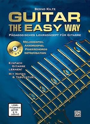 Immagine del venditore per Guitar - The easy way, m. DVD : Pdagogisches Lehrkonzept fr Gitarre. Melodiespiel, Akkordspiel, Powerchords, Improvisation venduto da AHA-BUCH GmbH