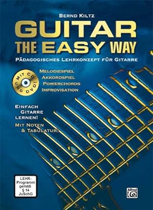 Immagine del venditore per Guitar - The easy way, m. Audio-CD u. DVD : Pdagogisches Lehrkonzept fr Gitarre. Melodiespiel, Akkordspiel, Powerchords, Improvisation venduto da AHA-BUCH GmbH