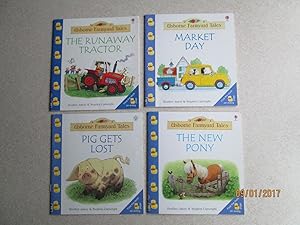 Seller image for Usborne Farmyard Tales. The Runaway Tractor. Pig Gets Lost. The New Pony. Market Day for sale by Buybyebooks