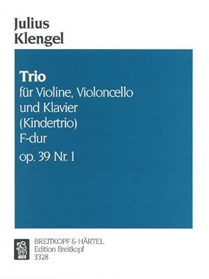 Bild des Verkufers fr Kindertrio F-Dur op.39/1, Violine, Violoncello und Klavier : Einzelstimmen zum Verkauf von AHA-BUCH GmbH