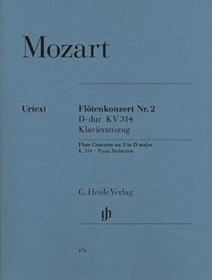 Seller image for Wolfgang Amadeus Mozart - Fltenkonzert Nr. 2 D-dur KV 314 : Besetzung: Flte und Klavier for sale by AHA-BUCH GmbH