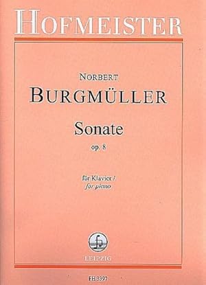 Bild des Verkufers fr Sonate, op. 8, fr Klavier : Schwierigkeitsgrad: 4 zum Verkauf von AHA-BUCH GmbH