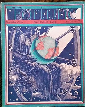 FORTUNE MAGAZINE, January 1933: art work byT.M. Cleland & Zdzislaw Czermanski