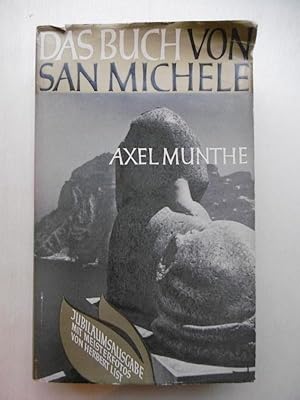 Seller image for Das Buch von San Michele. (Deutsch nach der 26. engl. Auflage von G.Uexkll-Schwerin). for sale by Antiquariat Steinwedel