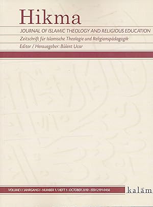 Imagen del vendedor de Hikma. Zeitschrift fr Islamische Theologie und Religionspdagogik. Jg. 1, Heft 1, Oktober 2010. a la venta por Antiquariat Immanuel, Einzelhandel