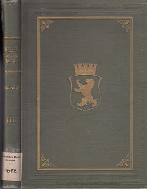 Immagine del venditore per Bericht ber die Gemeinde-Verwaltung der Stadt Berlin in den Verwaltungs-Jahren 1906 bis 1910. Dritter Band, vierter Teil apart. venduto da Antiquariat Carl Wegner