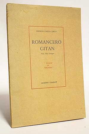 Imagen del vendedor de Romancero gitan a la venta por Librairie Le Feu Follet