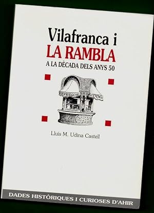 Seller image for VILAFRANCA I LA RAMBLA A LA DECADA DELS ANYS 50 : dades histriques i curioses d ahir. for sale by Librera DANTE