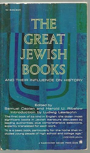 Seller image for The Great Jewish Books And Their Influence on History for sale by Sabra Books