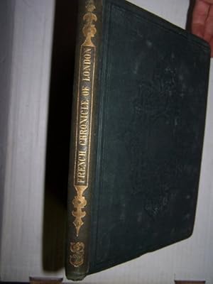 Image du vendeur pour CRONIQUES DE LONDON, DEPUIS L'AN 44 HEN. III. JUSQU'  L'AN 17 EDW. III Edited from a M. S. In the Cottonian Library mis en vente par Antiquarian Bookshop