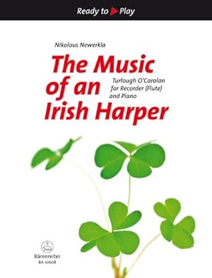 Bild des Verkufers fr The Music of an Irish Harper for Recorder (Flute) and Piano, Klavierpartitur u. Melodiestimme zum Verkauf von AHA-BUCH GmbH