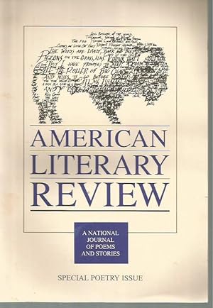 Image du vendeur pour American Literary Review, Volume V [5], Number 1 (Spring 1994) Special Poetry Issue mis en vente par Bookfeathers, LLC
