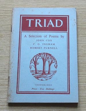 Image du vendeur pour Triad: A Selection of Poems. mis en vente par Salopian Books