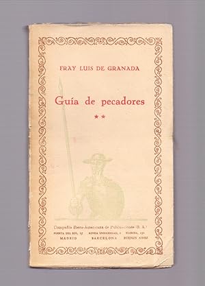 Imagen del vendedor de GUIA DE PECADORES (Prologo Rafael seco) Vol.I y II a la venta por Libreria 7 Soles
