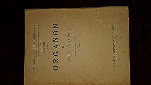 Seller image for ORGANON, TOME III, LES PREMIERS ANALYTIQUES for sale by AHA BOOKS