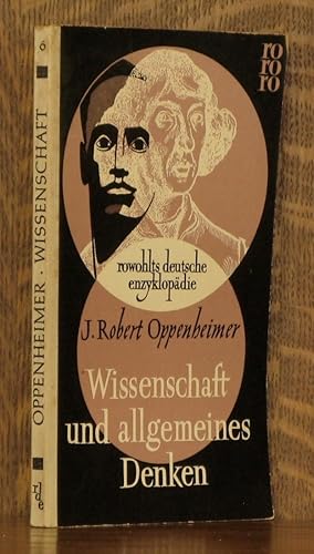 Bild des Verkufers fr WISSENSCHAFT UND ALLGEMEINES DENKEN zum Verkauf von Andre Strong Bookseller