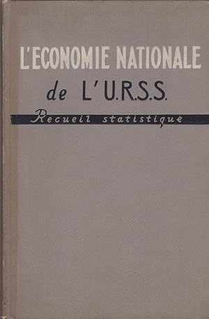 L'économie nationale de l'U.R.S.S. Recueil statistique.