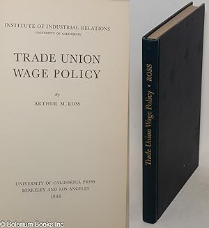 Image du vendeur pour Trade union wage policy mis en vente par Bolerium Books Inc.