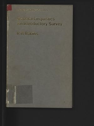 Bild des Verkufers fr General Linguistics. An Introductory Survey. zum Verkauf von Antiquariat Bookfarm