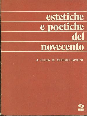 Bild des Verkufers fr Estetiche e poetiche del novecento zum Verkauf von Librodifaccia