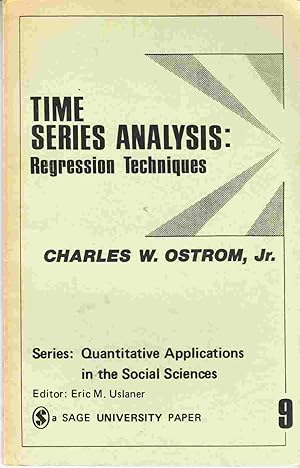 Immagine del venditore per Time Series Analysis: Regression Techniques venduto da Riverwash Books (IOBA)