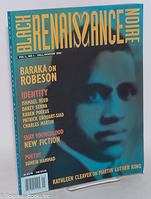 Imagen del vendedor de Black Renaissance/Renaissance noir: vol. 2, #1 Fall/Winter 1998 a la venta por Bolerium Books Inc.