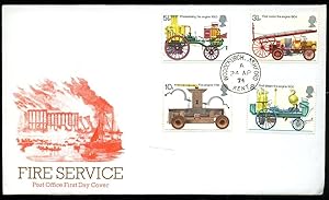 Imagen del vendedor de Post Office First Day Cover Fire Service 1974 a la venta por Little Stour Books PBFA Member