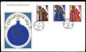 Imagen del vendedor de Post Office First Day Cover Christmas 1972 a la venta por Little Stour Books PBFA Member