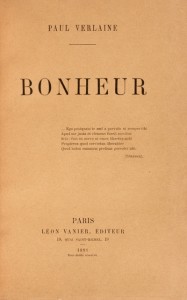 Image du vendeur pour Bonheur mis en vente par Librairie Camille Sourget