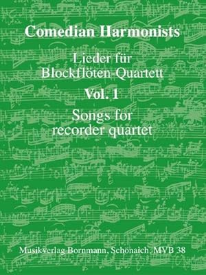 Bild des Verkufers fr Lieder fr Blockflten-Quartett, Band 1 : fr Blockflten-Quartett (AATB) zum Verkauf von AHA-BUCH GmbH