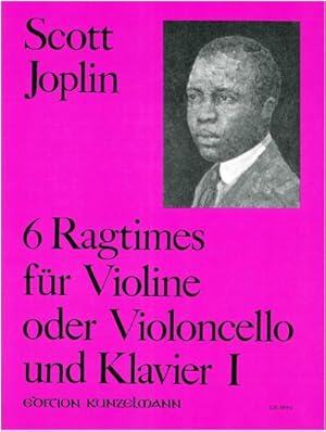 Bild des Verkufers fr 6 Ragtimesfür Violine (Violoncello) und Klavier zum Verkauf von AHA-BUCH GmbH