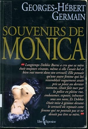 Bild des Verkufers fr Souvenirs de Monica zum Verkauf von Librairie Le Nord