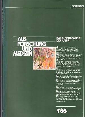 Imagen del vendedor de Aus Forschung und Medizin. Das Gleichgewicht der Natur. 3. Jahrgang 1988, Nr. 1. a la venta por Buchversand Joachim Neumann