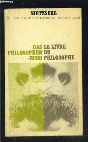 Bild des Verkufers fr LE LIVRE DU PHILOSOPHE- COLLECTION BILINGUE AUBIER N29 zum Verkauf von Le-Livre