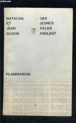 Seller image for DES JEUNES FILLES PARLENT- COLLECTION LE MEILLEUR DES MONDES for sale by Le-Livre