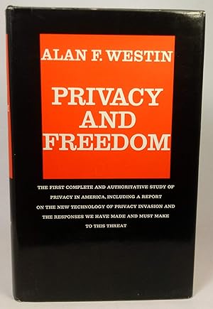 Imagen del vendedor de Privacy and Freedom a la venta por Hideaway Books