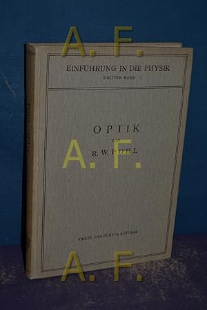 Seller image for Optik (Einfhrung in die Physik 3. Band) for sale by Antiquarische Fundgrube e.U.