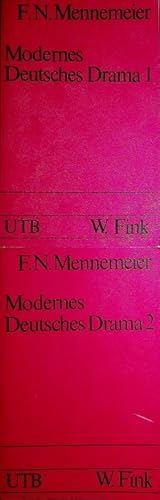 Seller image for Modernes Deutsches Drama. Kritiken und Charakteristiken; Bde. 1 + 2, Bd. 1: 1910-1933; Bd. 2: 1933 bis zur Gegenwart / Uni-Taschenbcher 135; 425 for sale by Schrmann und Kiewning GbR